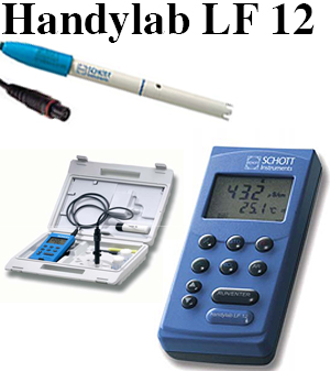 MÃ¡y Ä‘o EC/TDS/Äá»™ Máº·n/Nhiá»‡t Ä‘á»™ cáº§m tay bá»™ nhá»› lÆ°u 800 káº¿t quáº£ model Handylab LF12/LF 613T